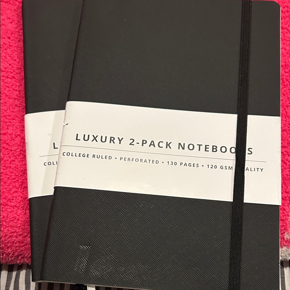 Luxury Black 2-Pack Notebooks